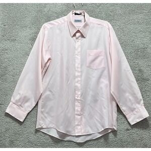 Kentfield Shirt Men's‎ 15.5 32/33 Pink Button Up Classic Office Business Career